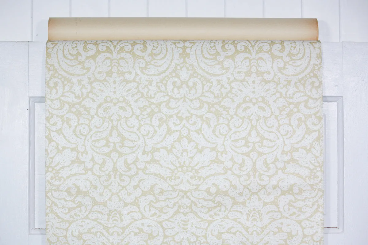 1950s Damask Vintage Wallpaper