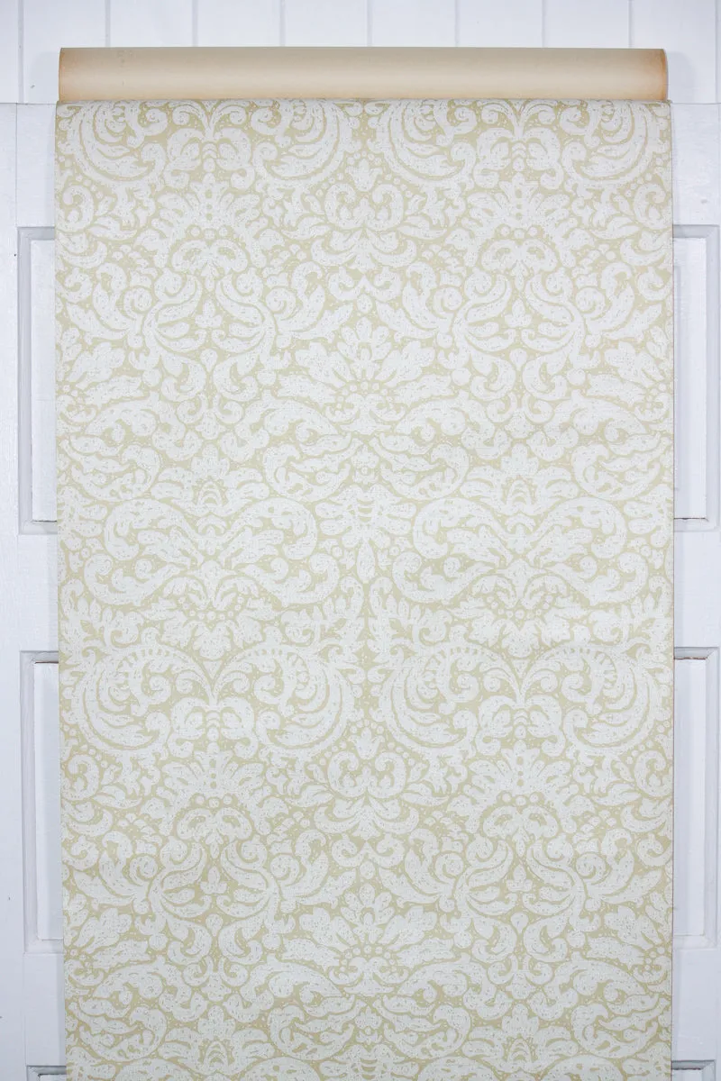 1950s Damask Vintage Wallpaper