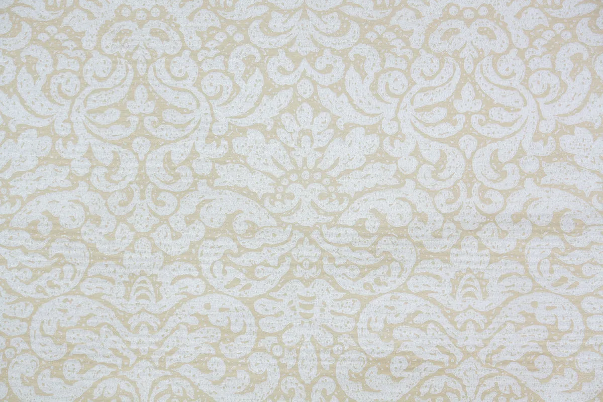 1950s Damask Vintage Wallpaper