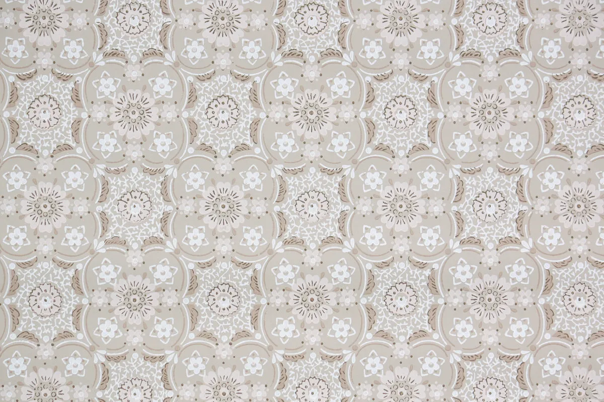 1950s Geometric Vintage Wallpaper