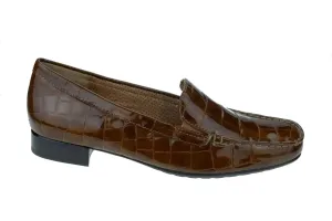 '96.324.34' women's pump - Patent caramel brown