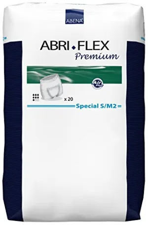 Abri-Flex Special - Small/Medium - Fits 26" to 47" - Absorbs 1700ml - Bag
