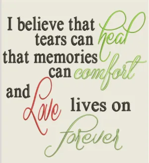 AGD 8072 Tears can heal