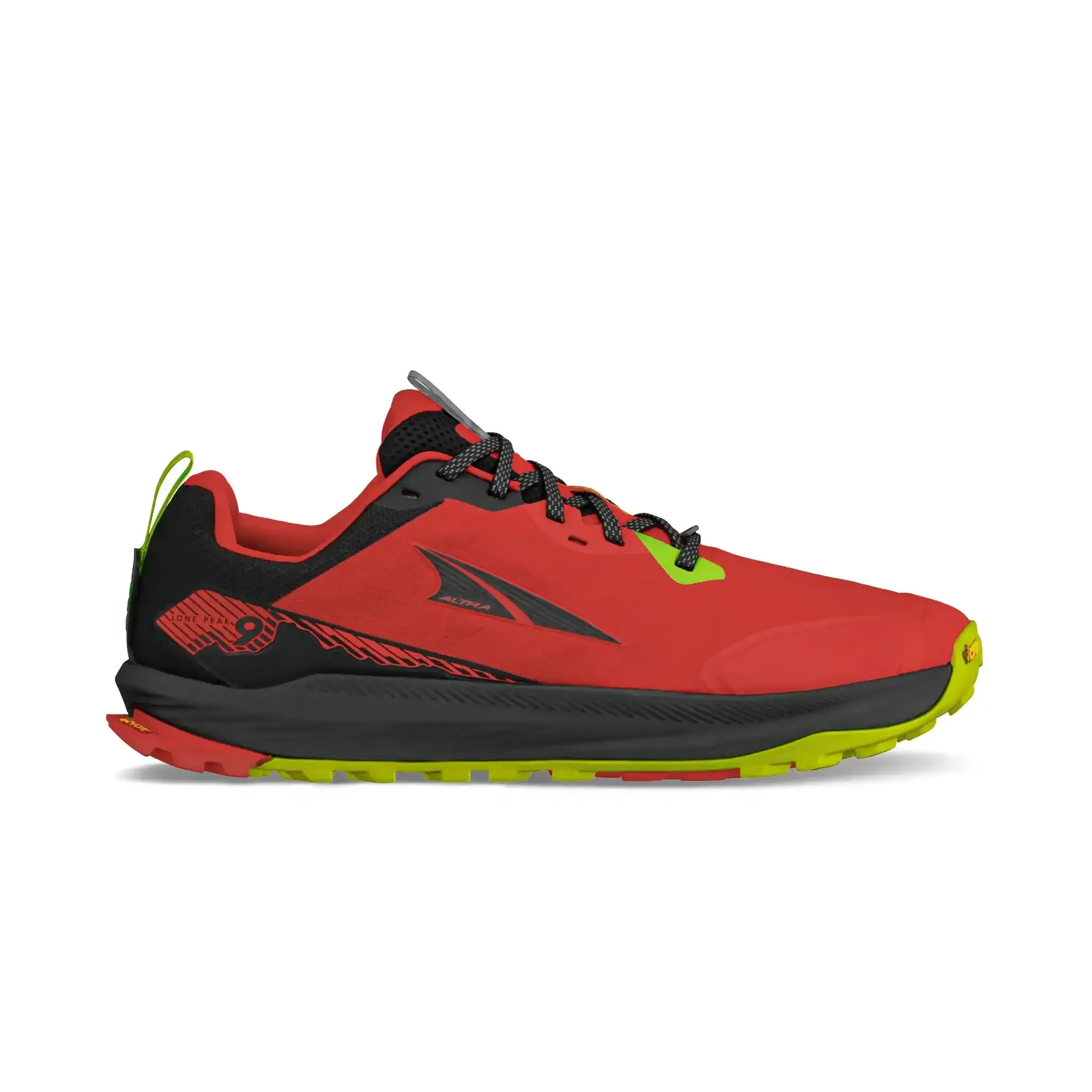 Altra Lone Peak 9  Mens Trail Running Shoe - Red-Product