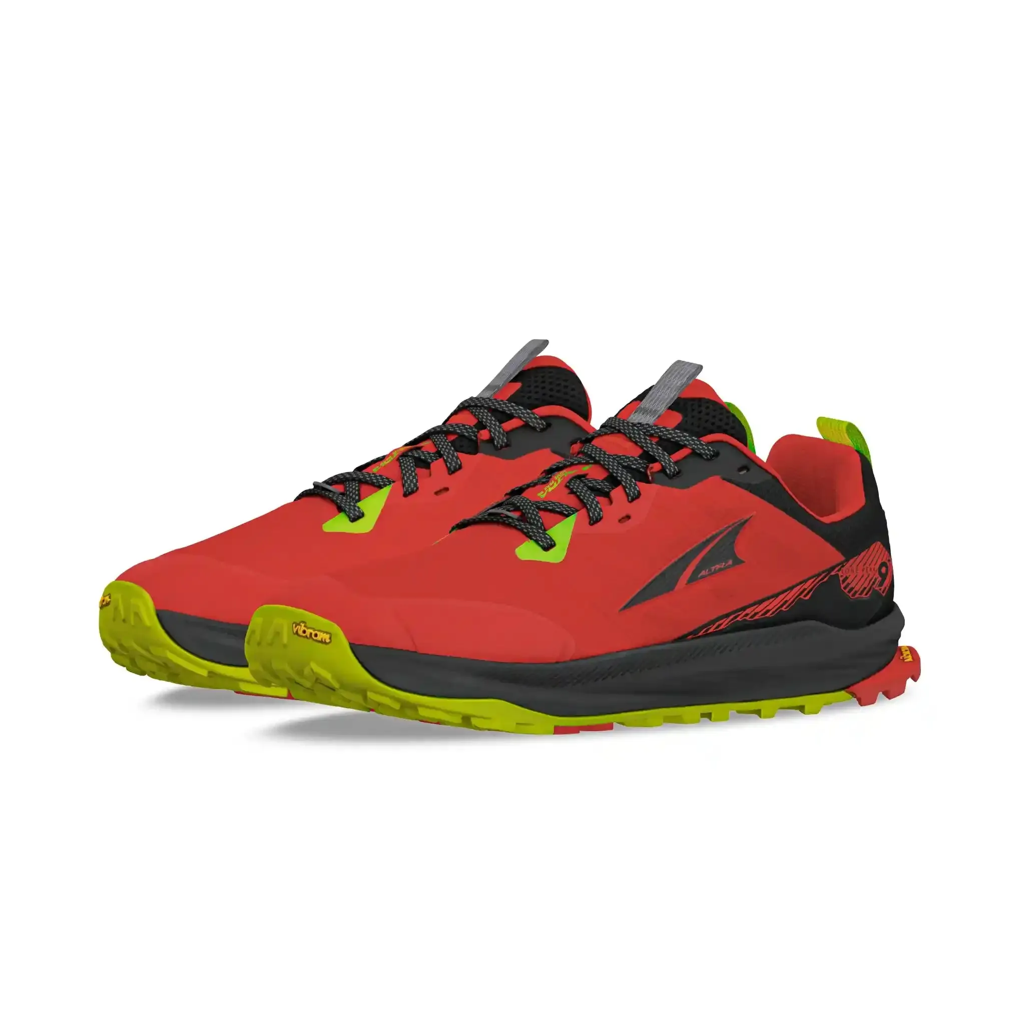 Altra Lone Peak 9  Mens Trail Running Shoe - Red-Product
