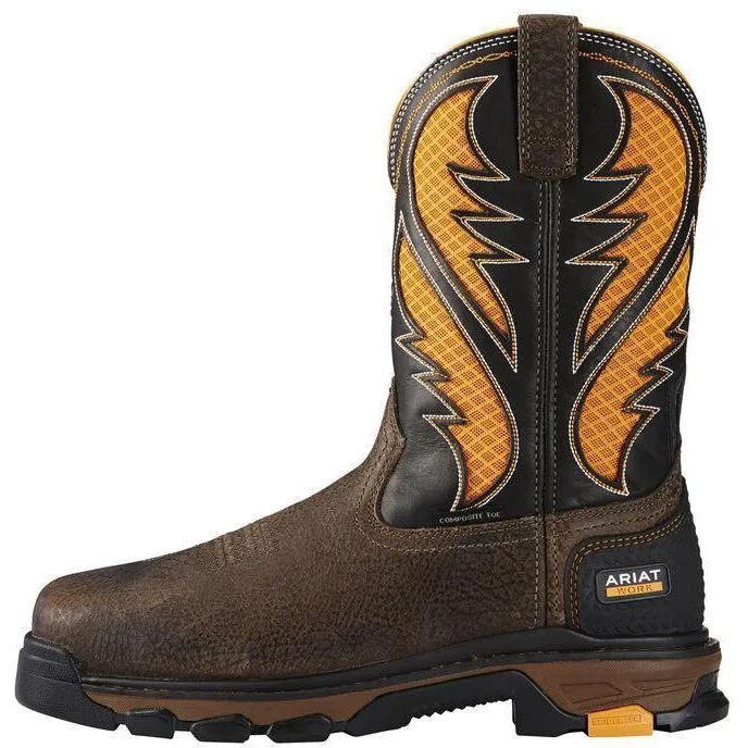 Ariat Men's Intrepid VentTEK 11" Composite Toe Work Boot - Brown - 10020072