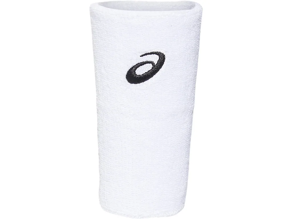Asics Wristband Wide (White) 1 pack