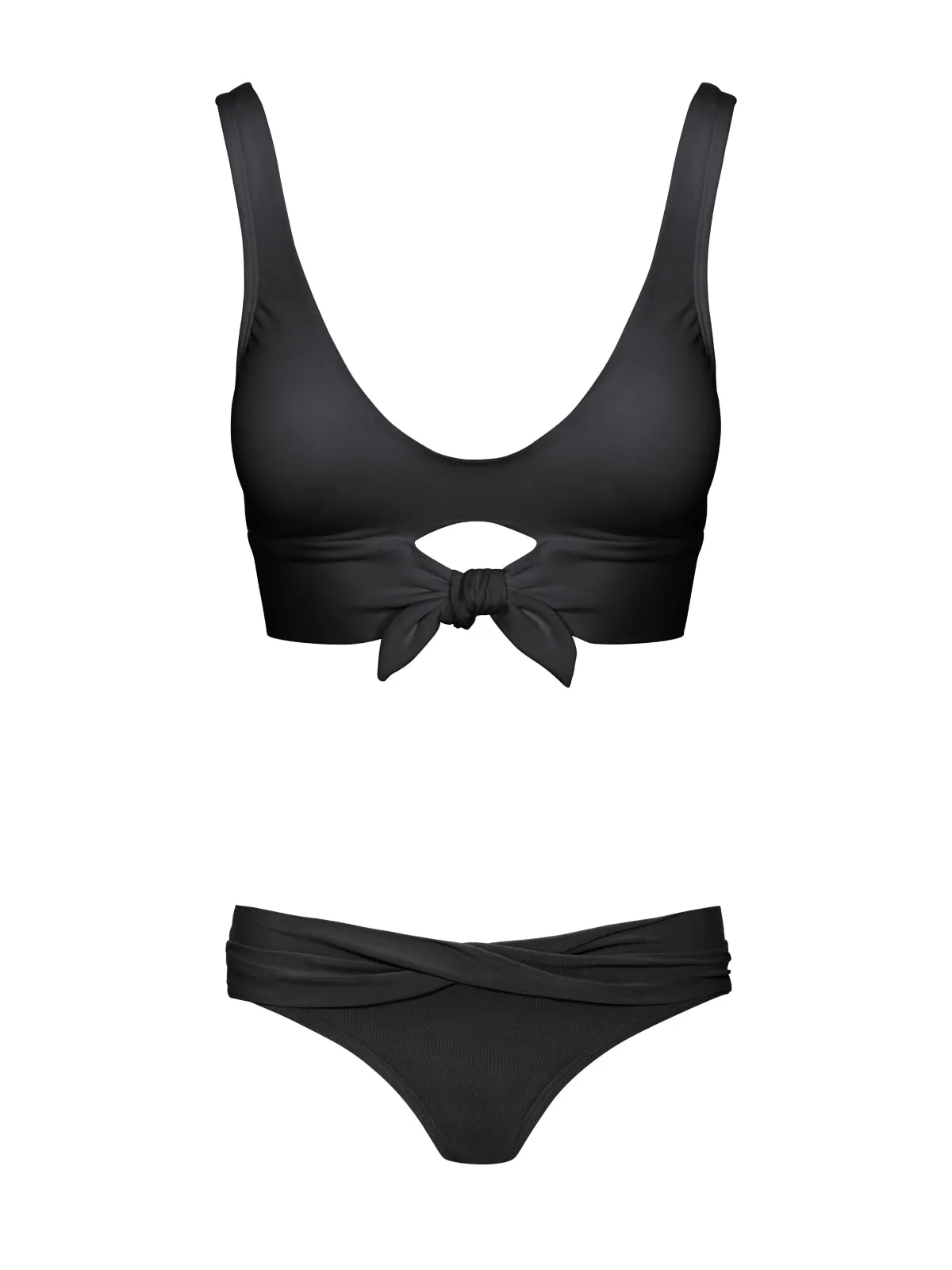 Ava Over Shoulder-Ava Twist Bikini ::RET