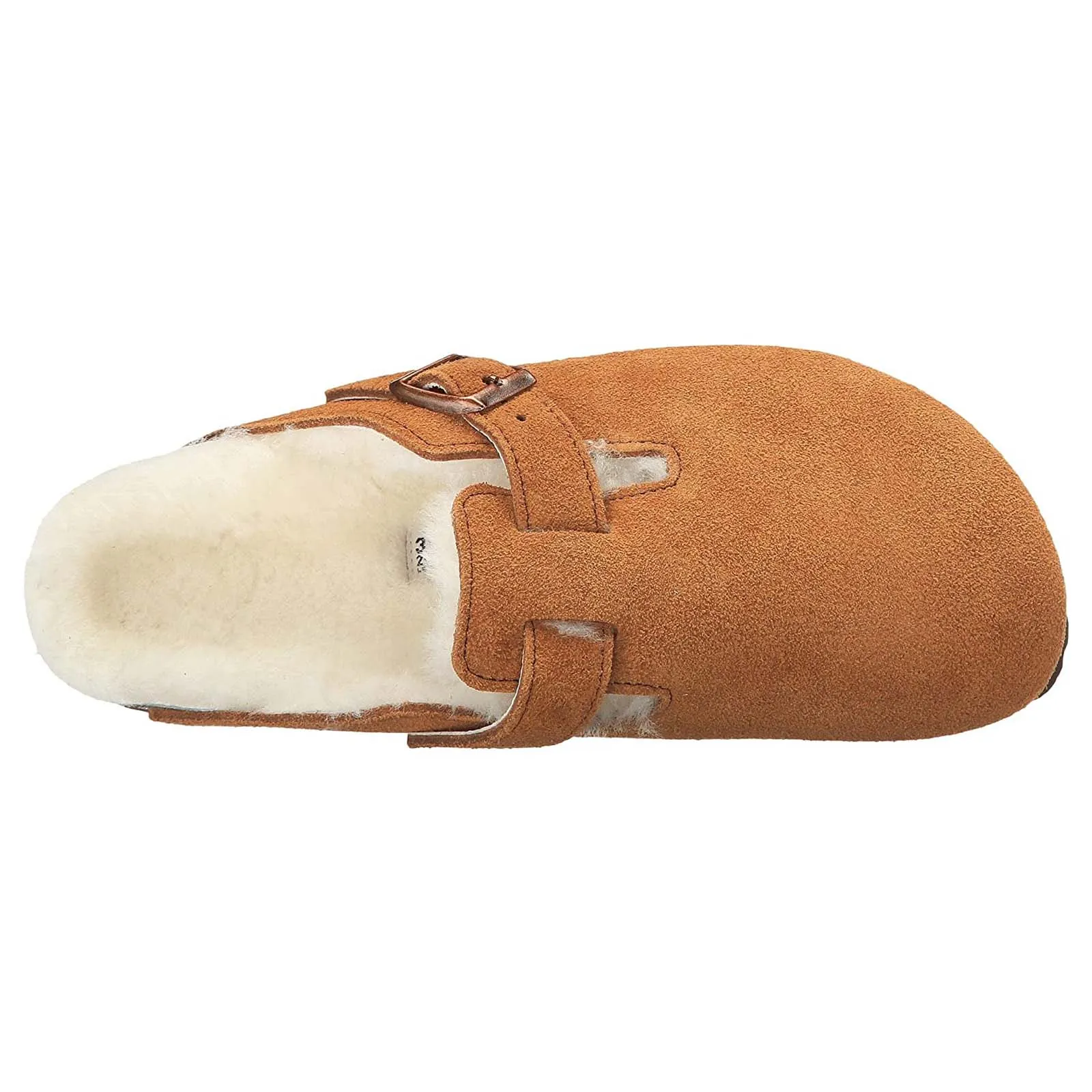 Birkenstock Boston Shearling Suede Unisex Slip On Sandals - UK 5.5 - US 8 Women / 6 Men - EU 39