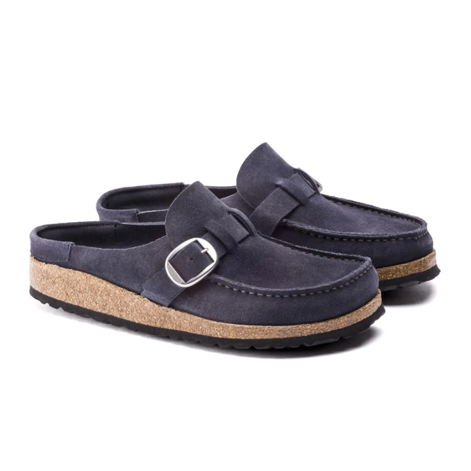 Birkenstock Buckley Narrow Clog (Women) - Navy Suede