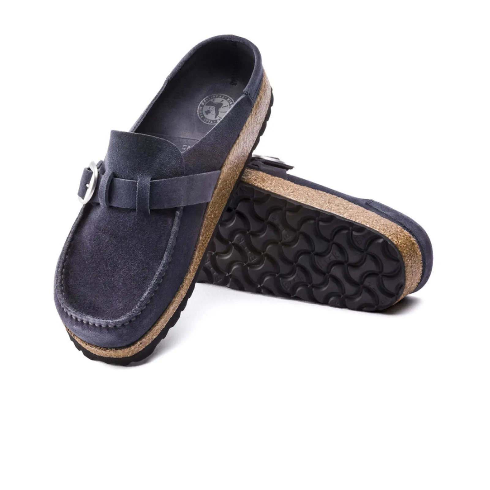 Birkenstock Buckley Narrow Clog (Women) - Navy Suede