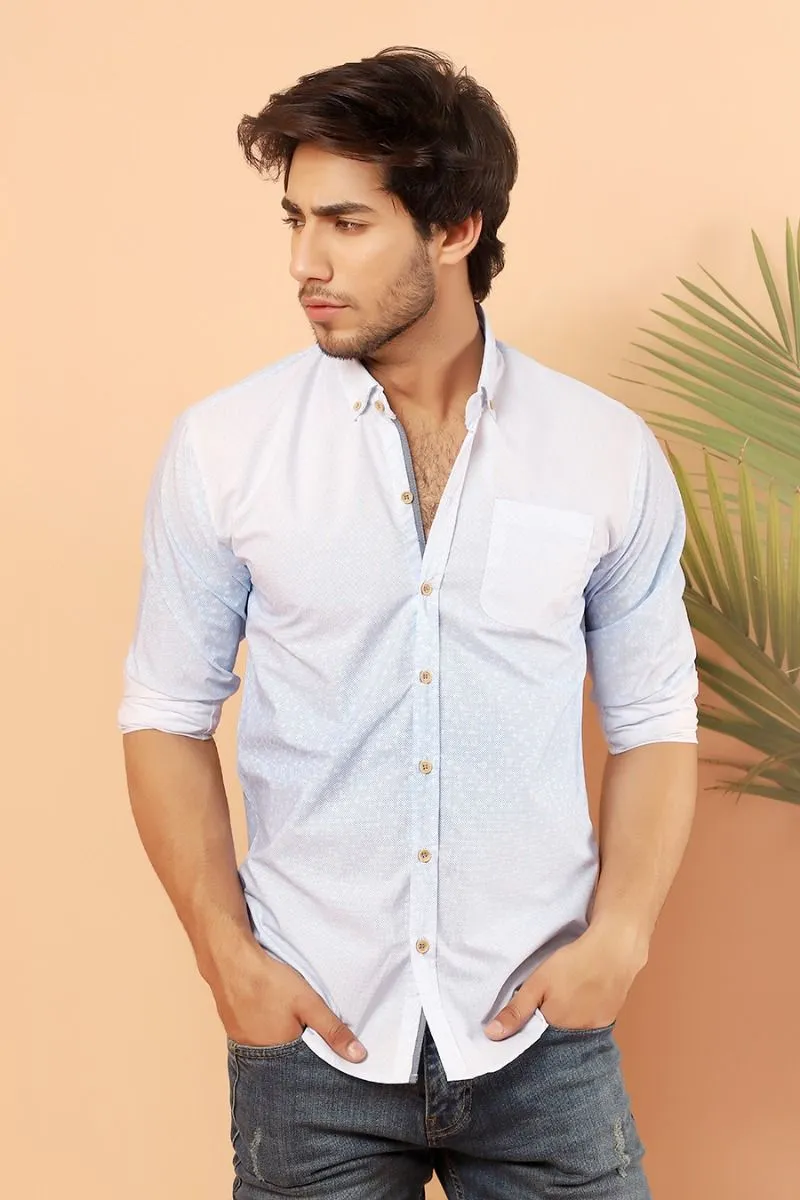 Blue Casual Shirt FS Slim Fit