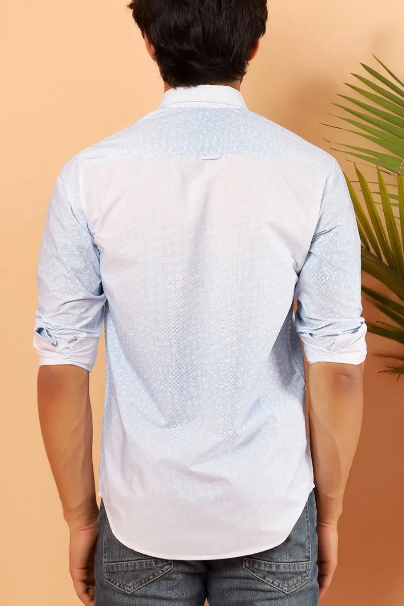 Blue Casual Shirt FS Slim Fit