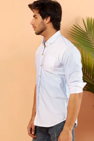 Blue Casual Shirt FS Slim Fit