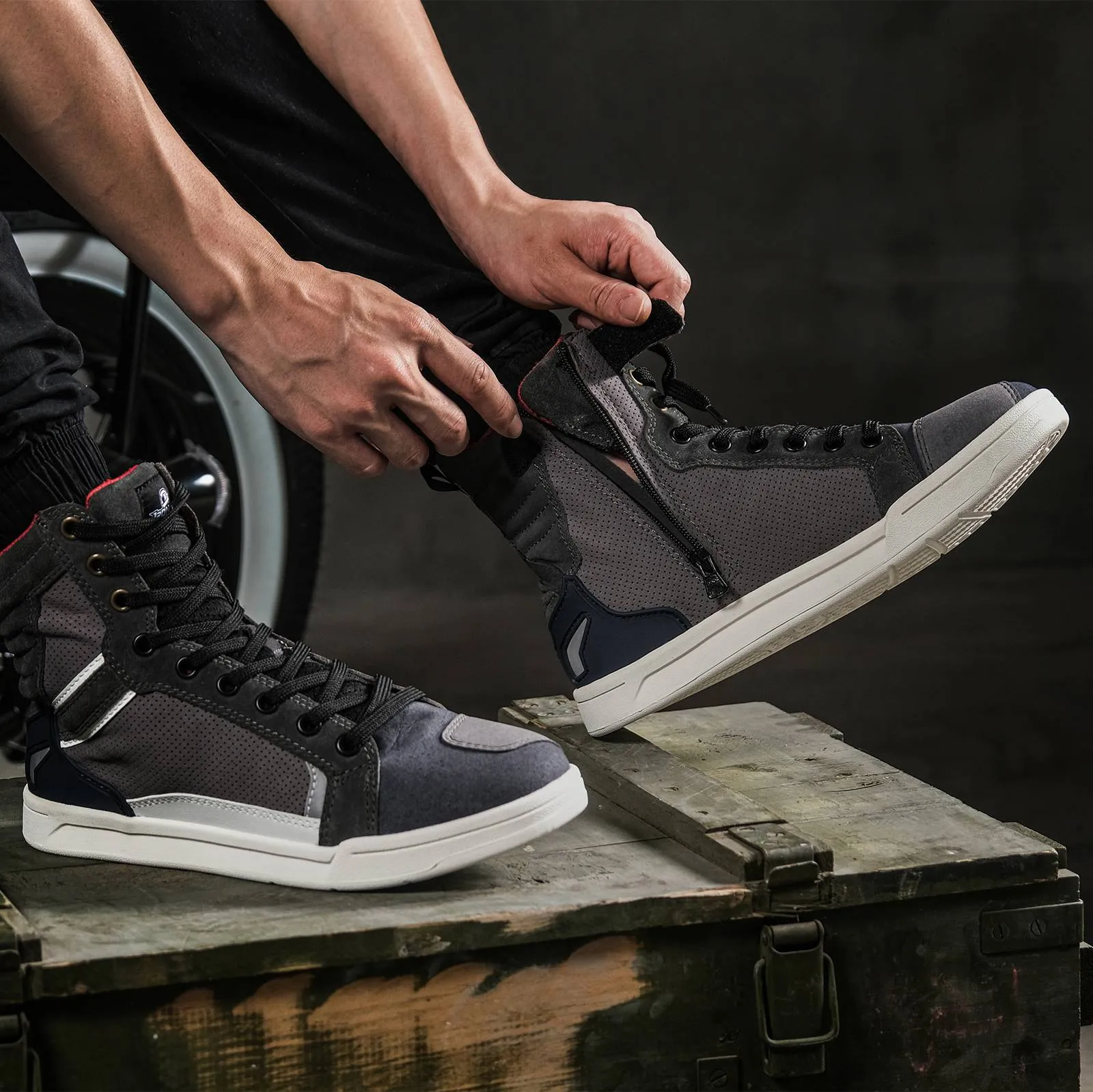 Breathable Protective Motorcycle Boots | XZ002