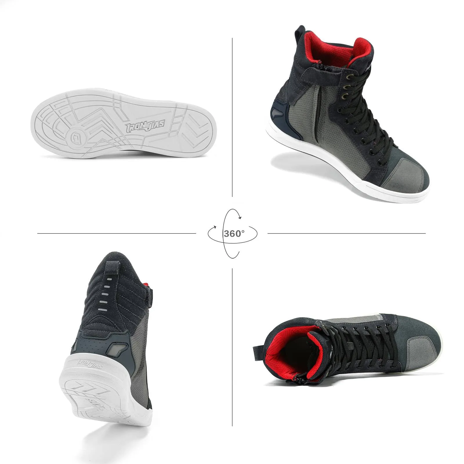 Breathable Protective Motorcycle Boots | XZ002