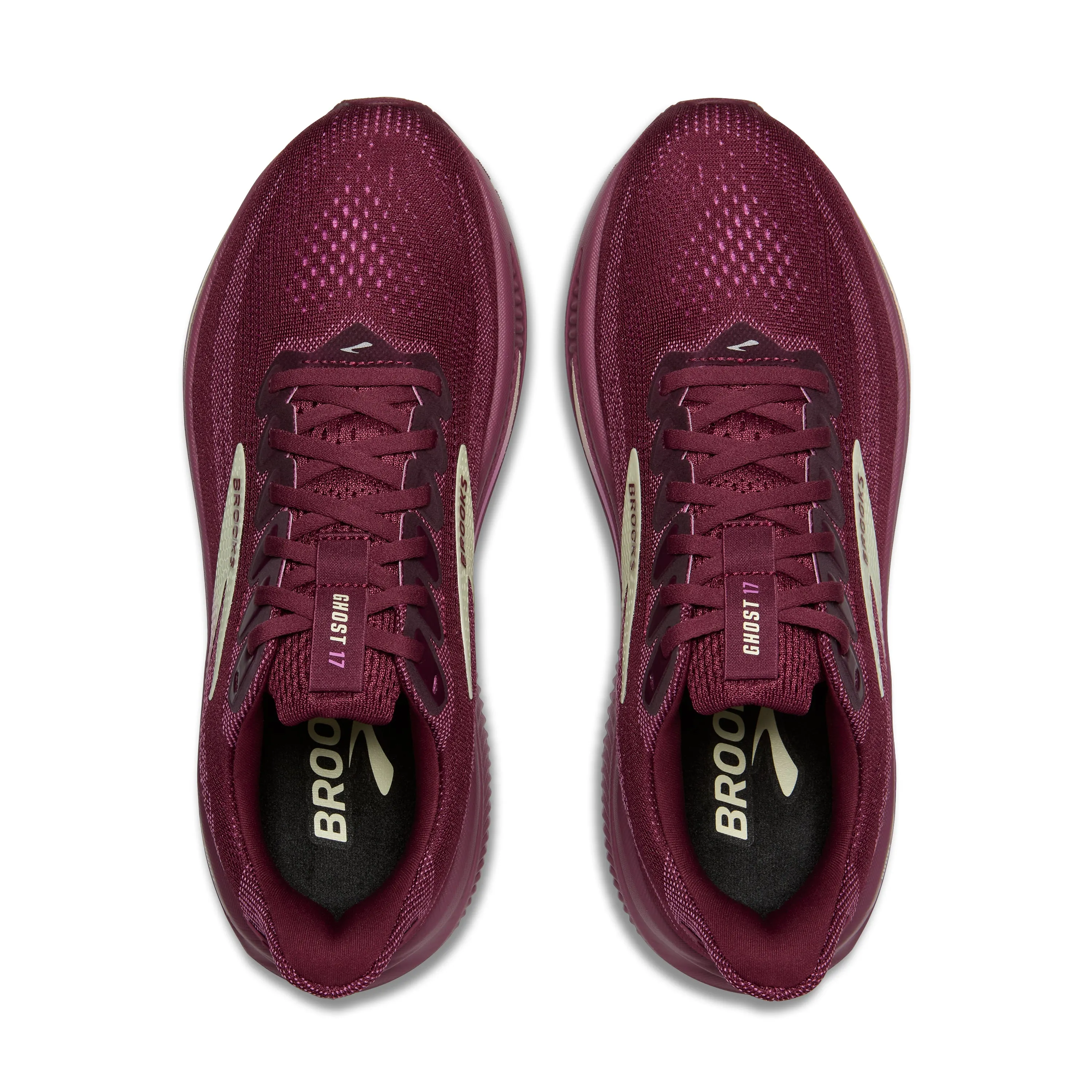 Brooks | Ghost 17 | Women's | Burgundy/Pink/Green