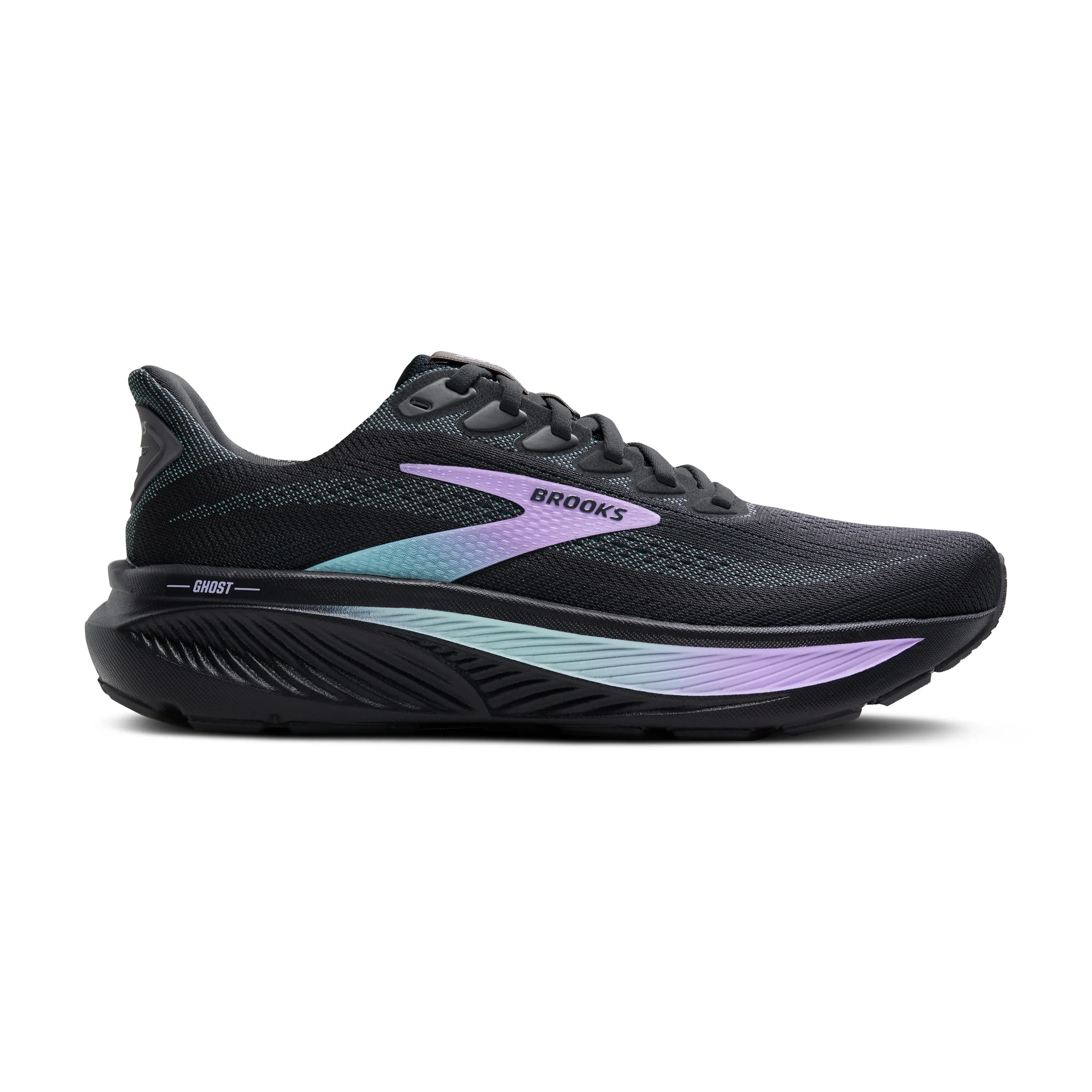 Brooks | Ghost 17 | Women's | Grey/Clearwater/Purple