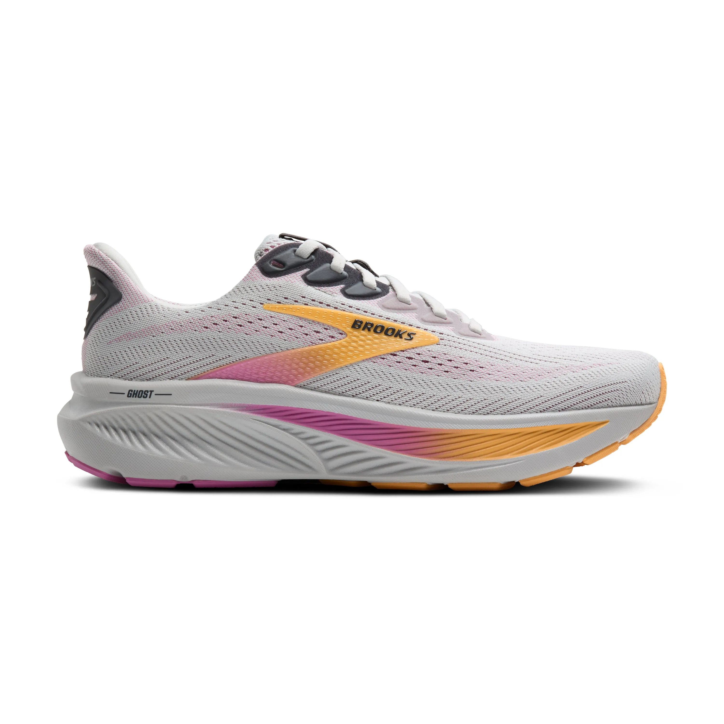 Brooks | Ghost 17 | Women's | Oyster/Apricot/Pink