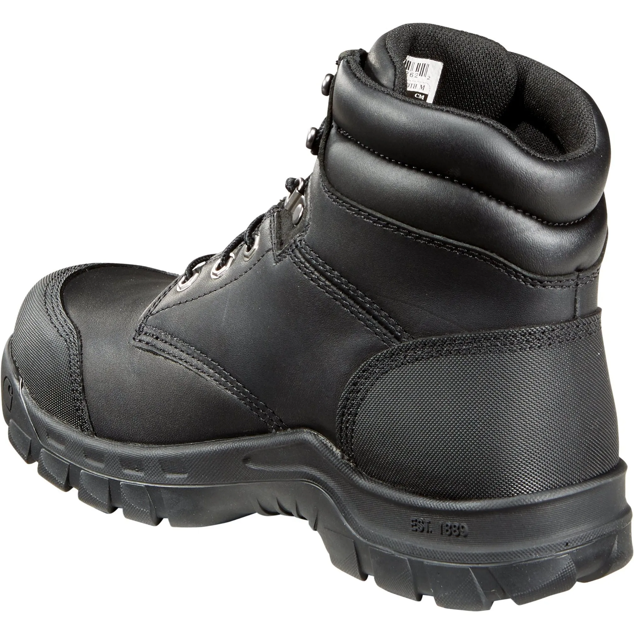 Carhartt Men's Rugged Flex 6" Composite Toe Work Boot - Black - CMF6371