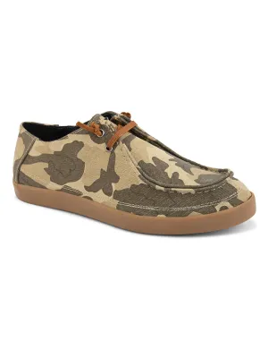 CARLO ROMANO BY WASAN ARMY LOOK MOCCASIN SHOE FOR MEN