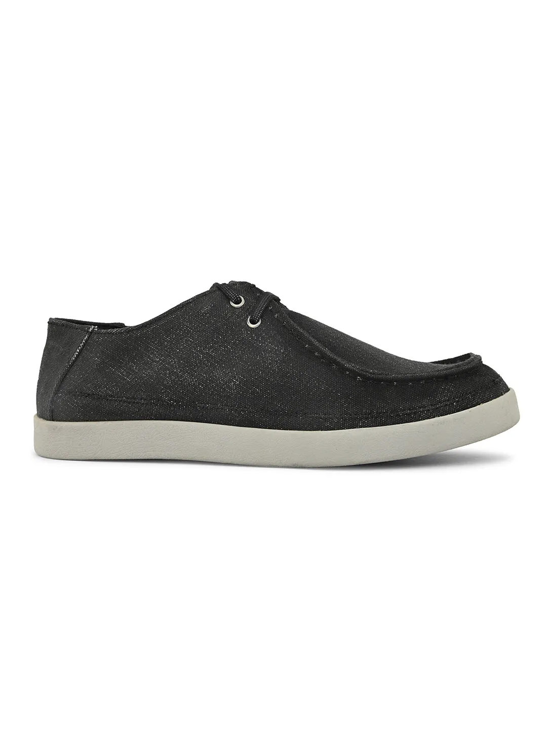 CARLO ROMANO BY WASAN BLACK COLOUR MOCCASIN SHOE FOR MEN