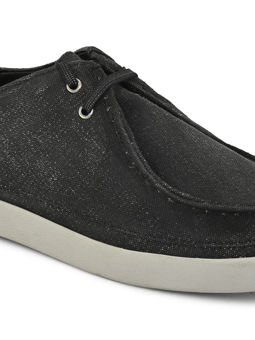 CARLO ROMANO BY WASAN BLACK COLOUR MOCCASIN SHOE FOR MEN