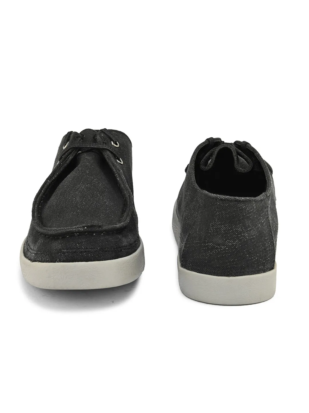 CARLO ROMANO BY WASAN BLACK COLOUR MOCCASIN SHOE FOR MEN