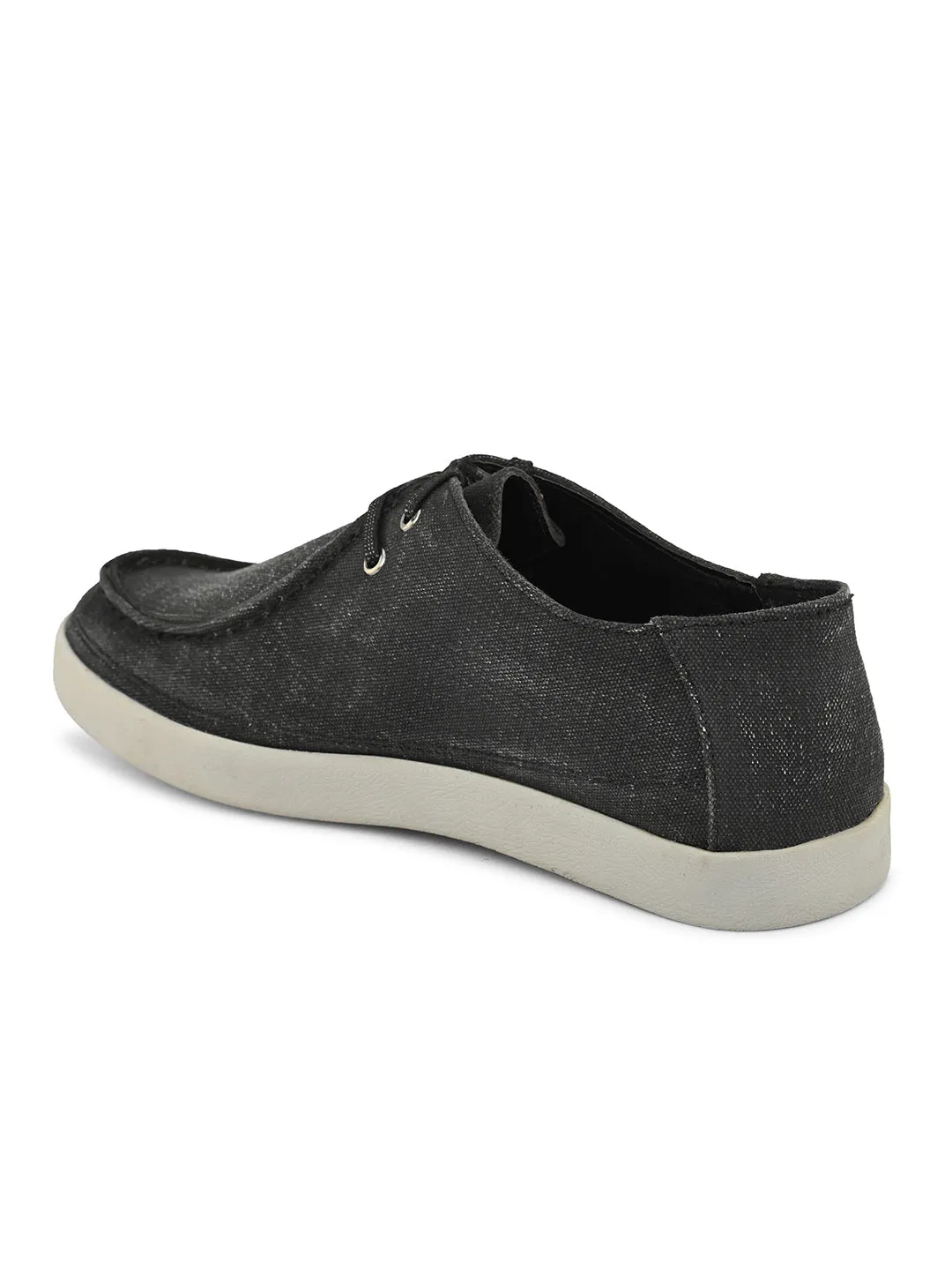 CARLO ROMANO BY WASAN BLACK COLOUR MOCCASIN SHOE FOR MEN