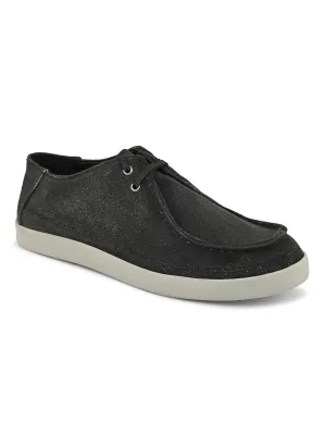 CARLO ROMANO BY WASAN BLACK COLOUR MOCCASIN SHOE FOR MEN