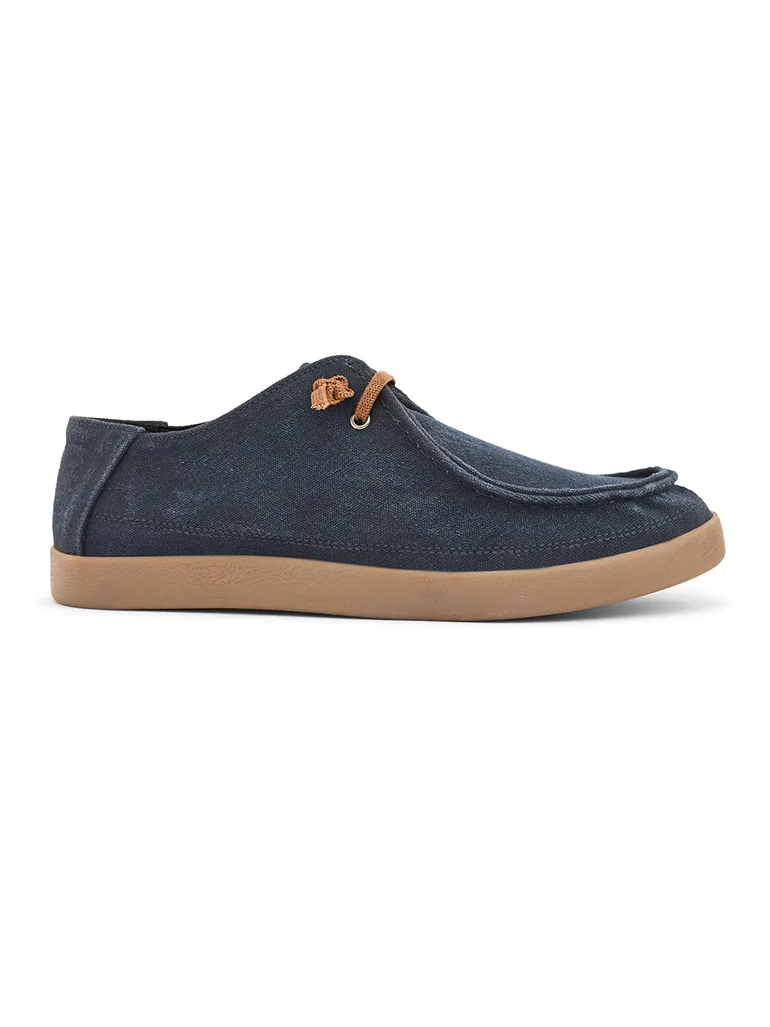 CARLO ROMANO BY WASAN DENIM BLUE MOCCASIN SHOE FOR MEN