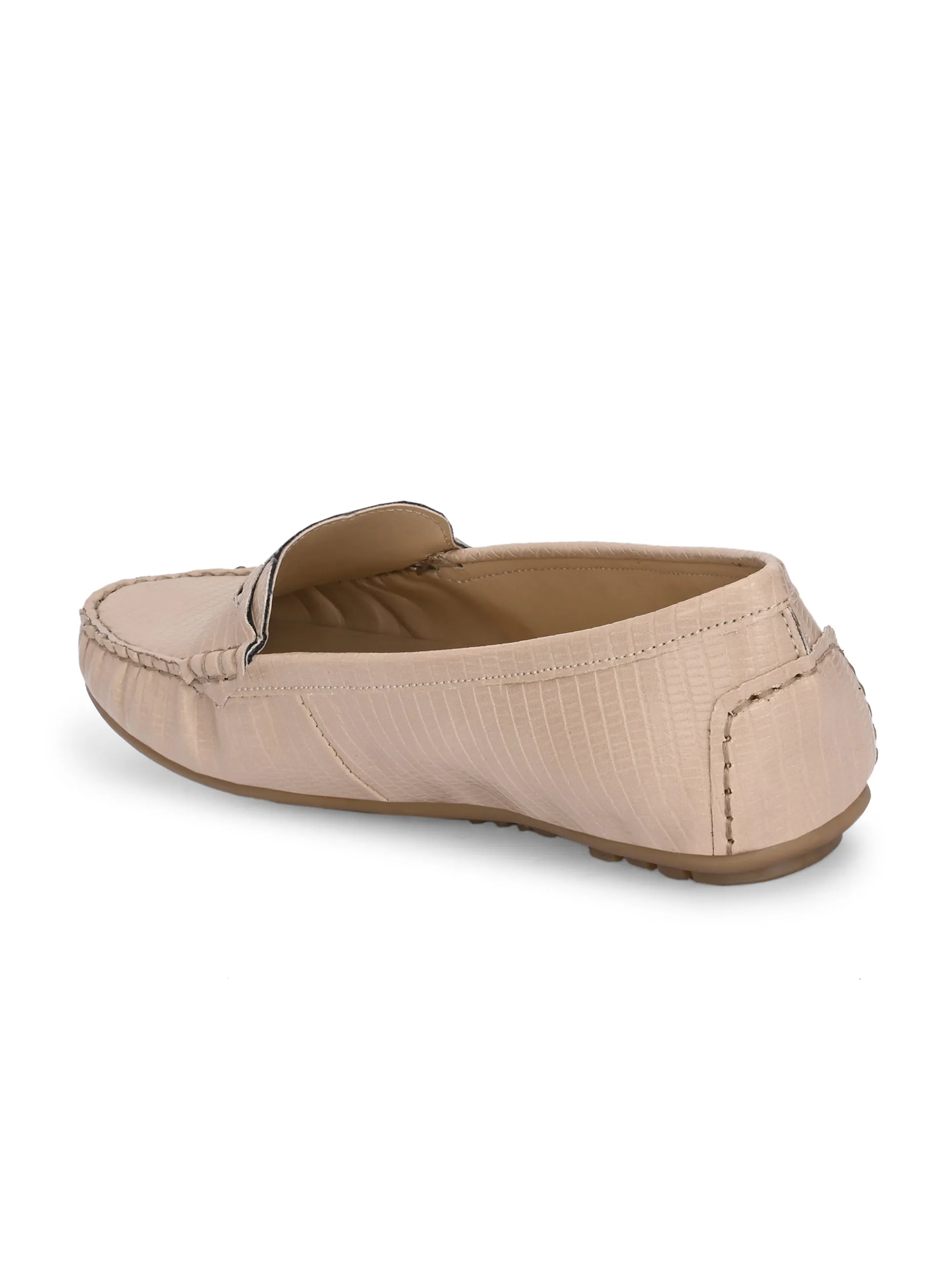 CARLO ROMANO BY WASAN VEGAN LEATHER LIZARD PRINT MOCCASIN FOR WOMEN