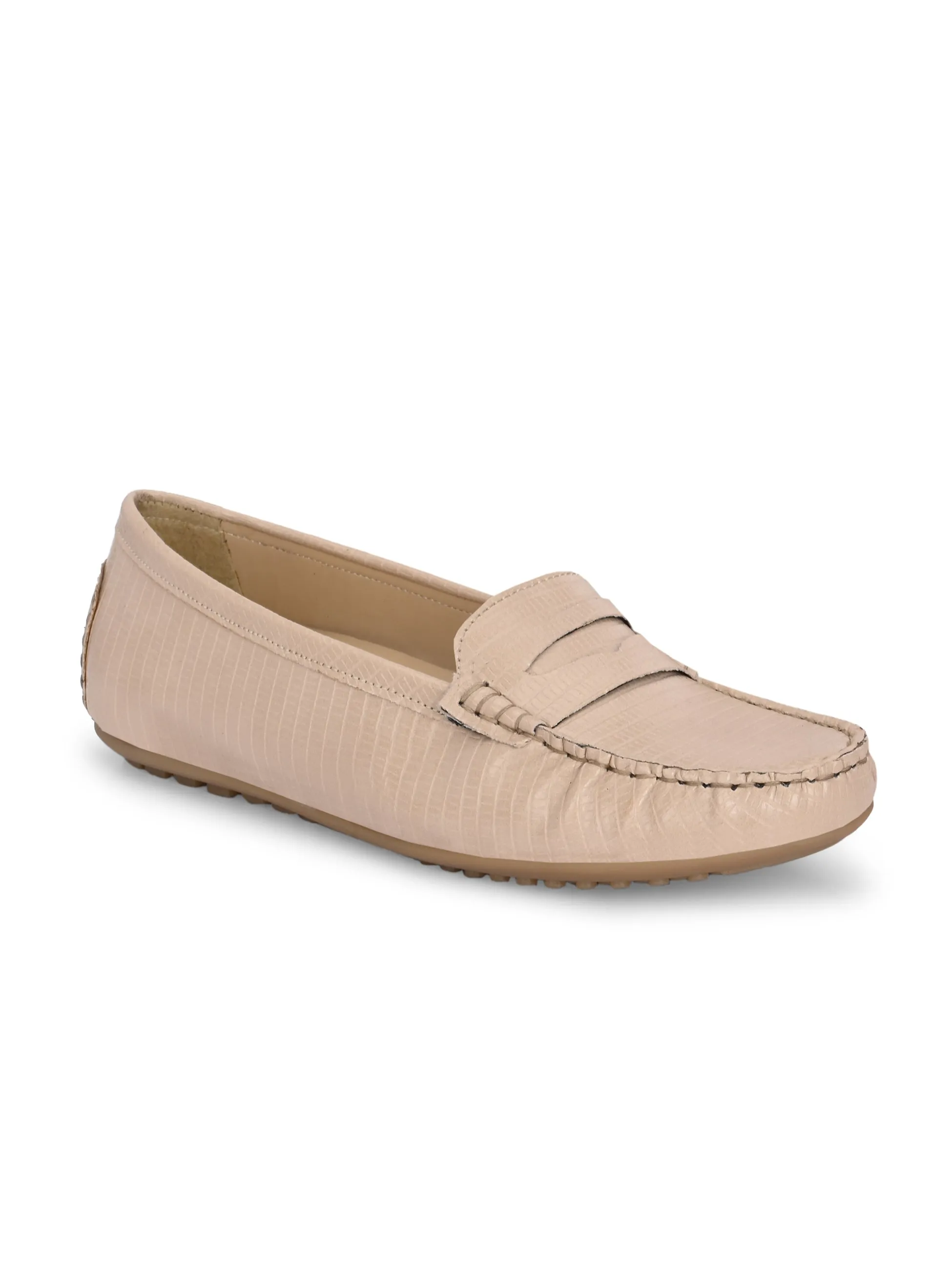 CARLO ROMANO BY WASAN VEGAN LEATHER LIZARD PRINT MOCCASIN FOR WOMEN