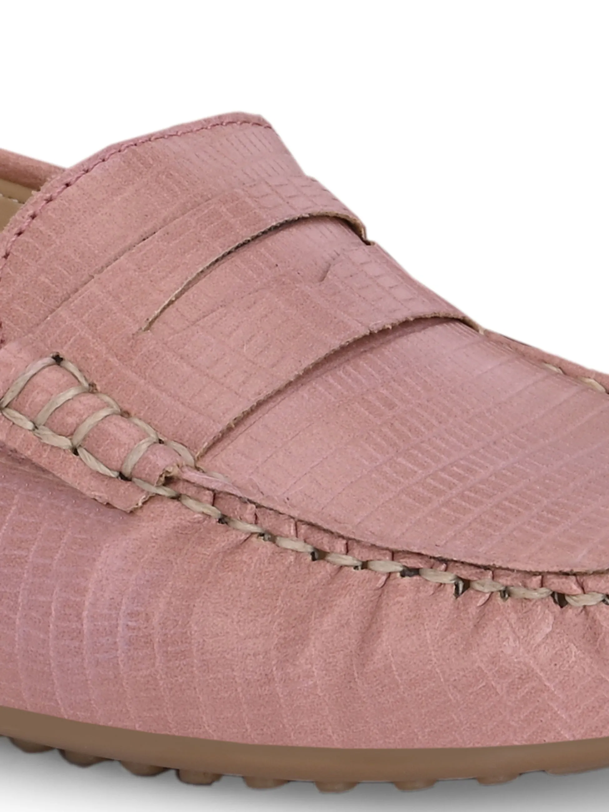 CARLO ROMANO BY WASAN VEGAN LEATHER LIZARD PRINT MOCCASIN FOR WOMEN