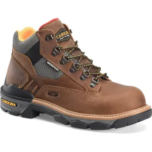 Carolina Men's ConstruCompositeor 5" Waterproof Slip Resistant Composite Work Boot - Brown - CA7832