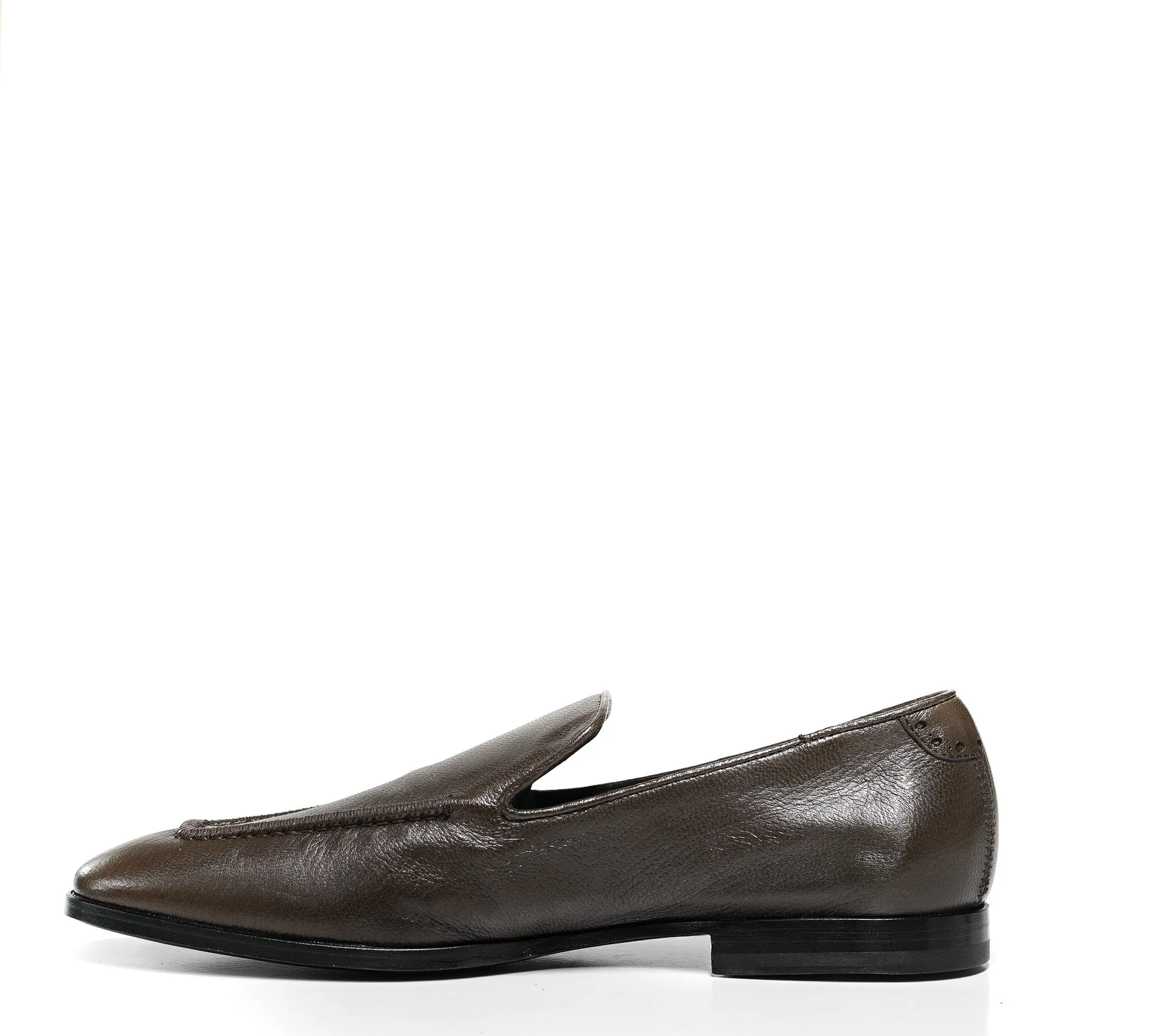 Cesare Paciotti Men's Cardamom Leather Sherwood Moccasin 57202SH 40% off