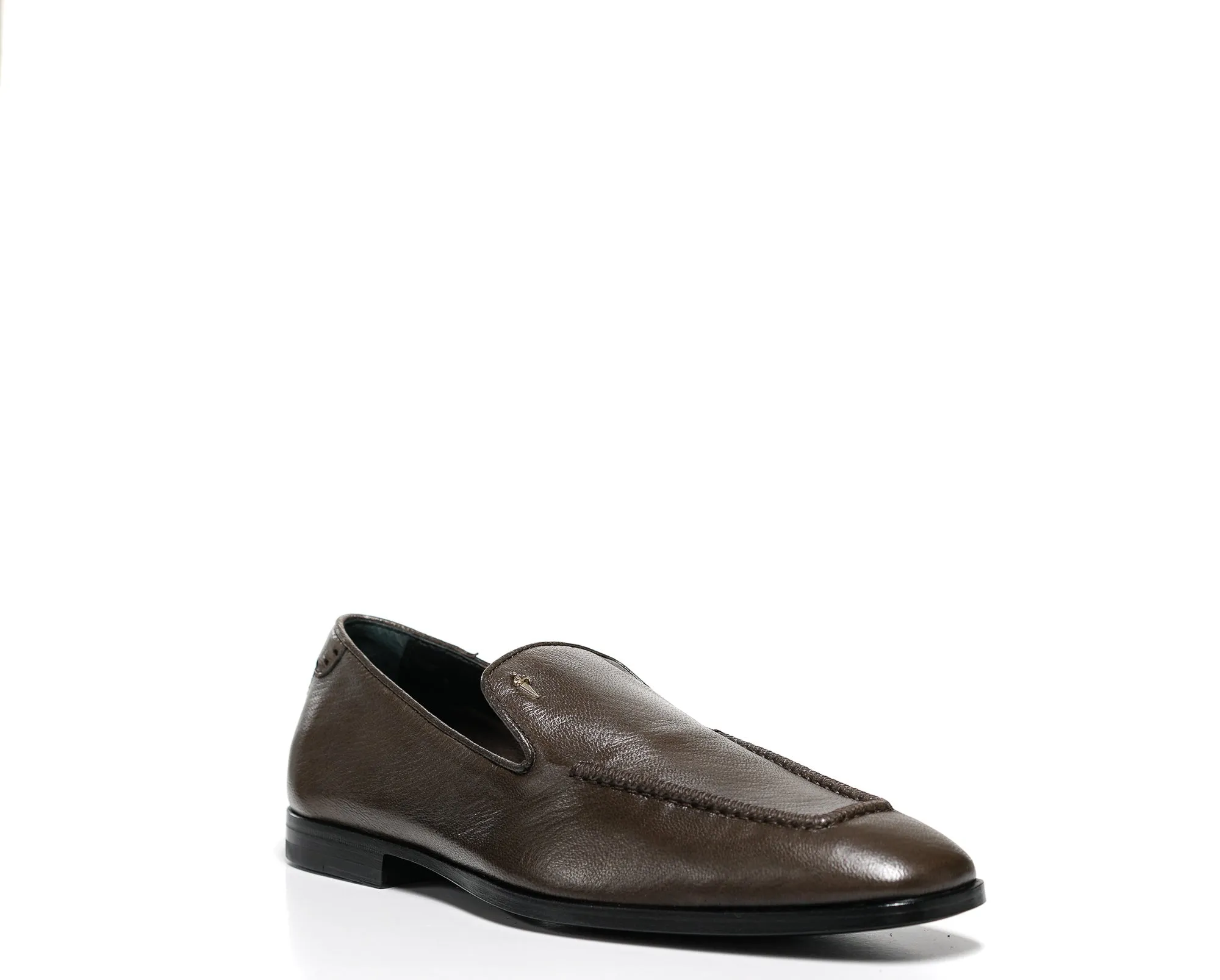 Cesare Paciotti Men's Cardamom Leather Sherwood Moccasin 57202SH 40% off
