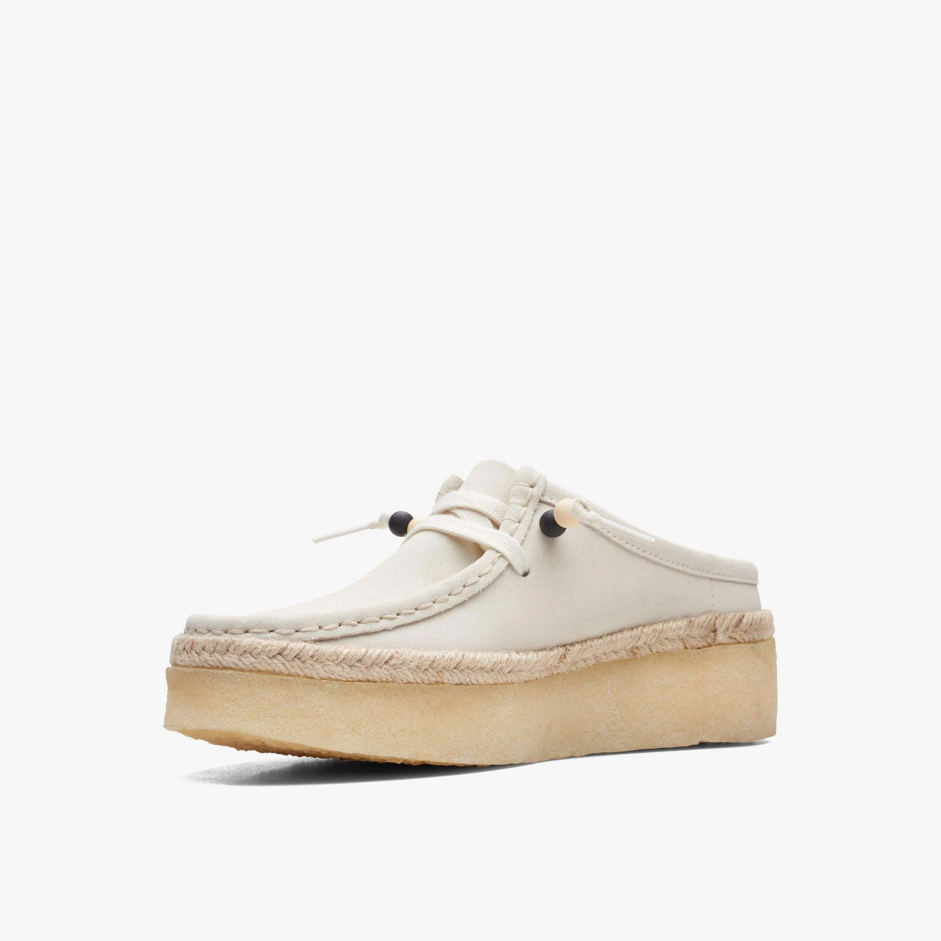 Clarks Men's WallabeeCup Lo White 26164430