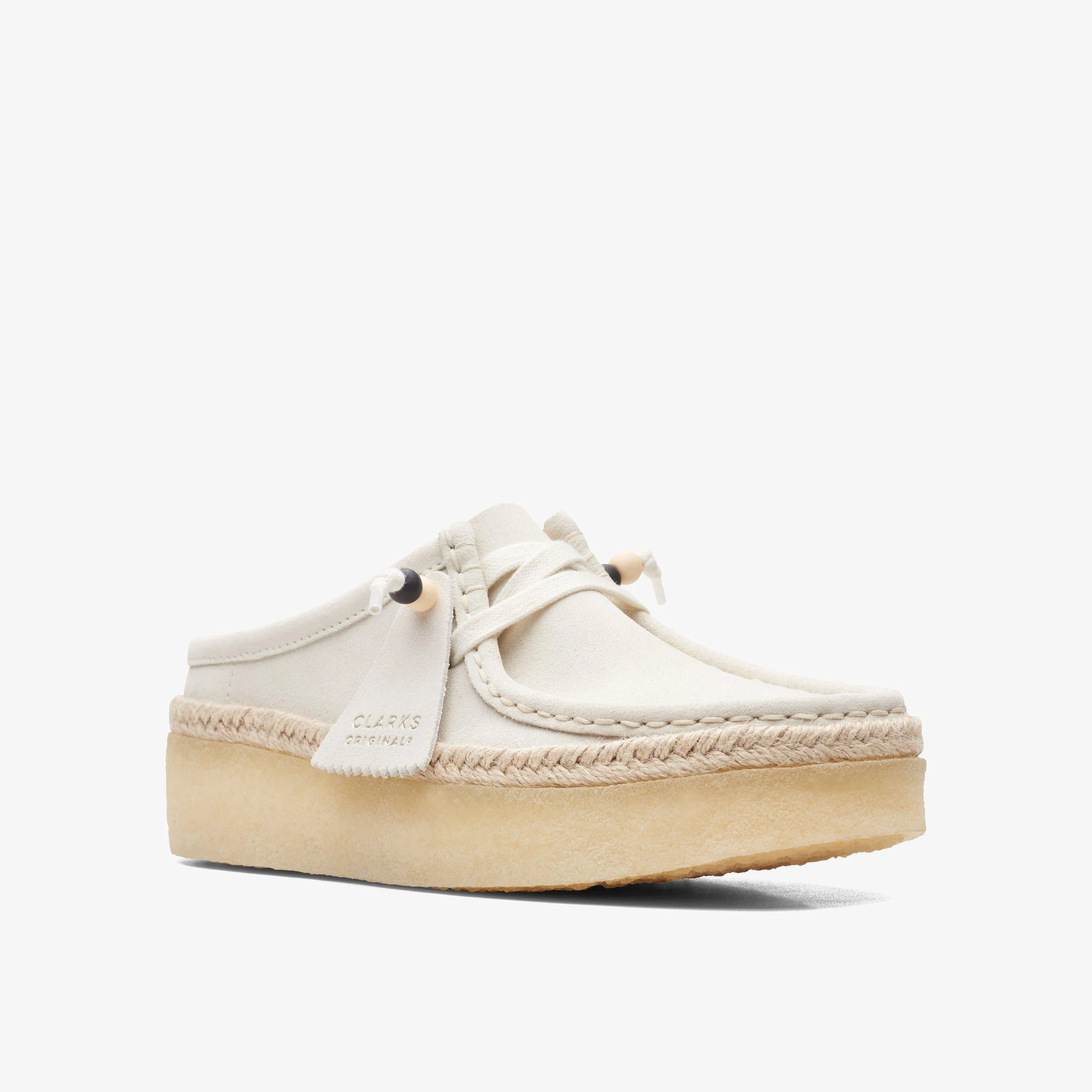 Clarks Men's WallabeeCup Lo White 26164430