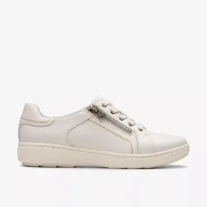 Clarks Women's Caroline Janna White Leather 26181568