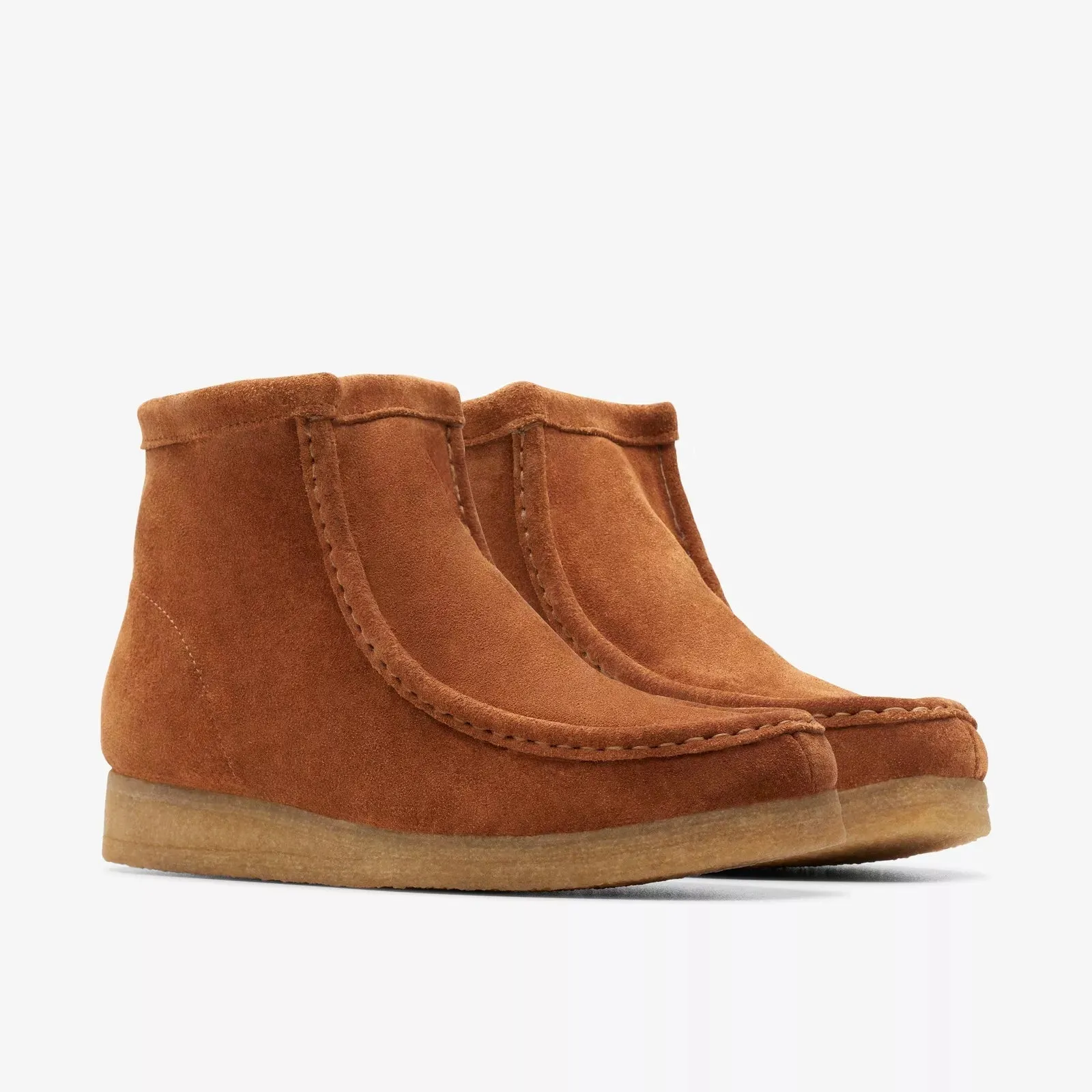 Clarks Women's Wallabee Hi Brown 26174007