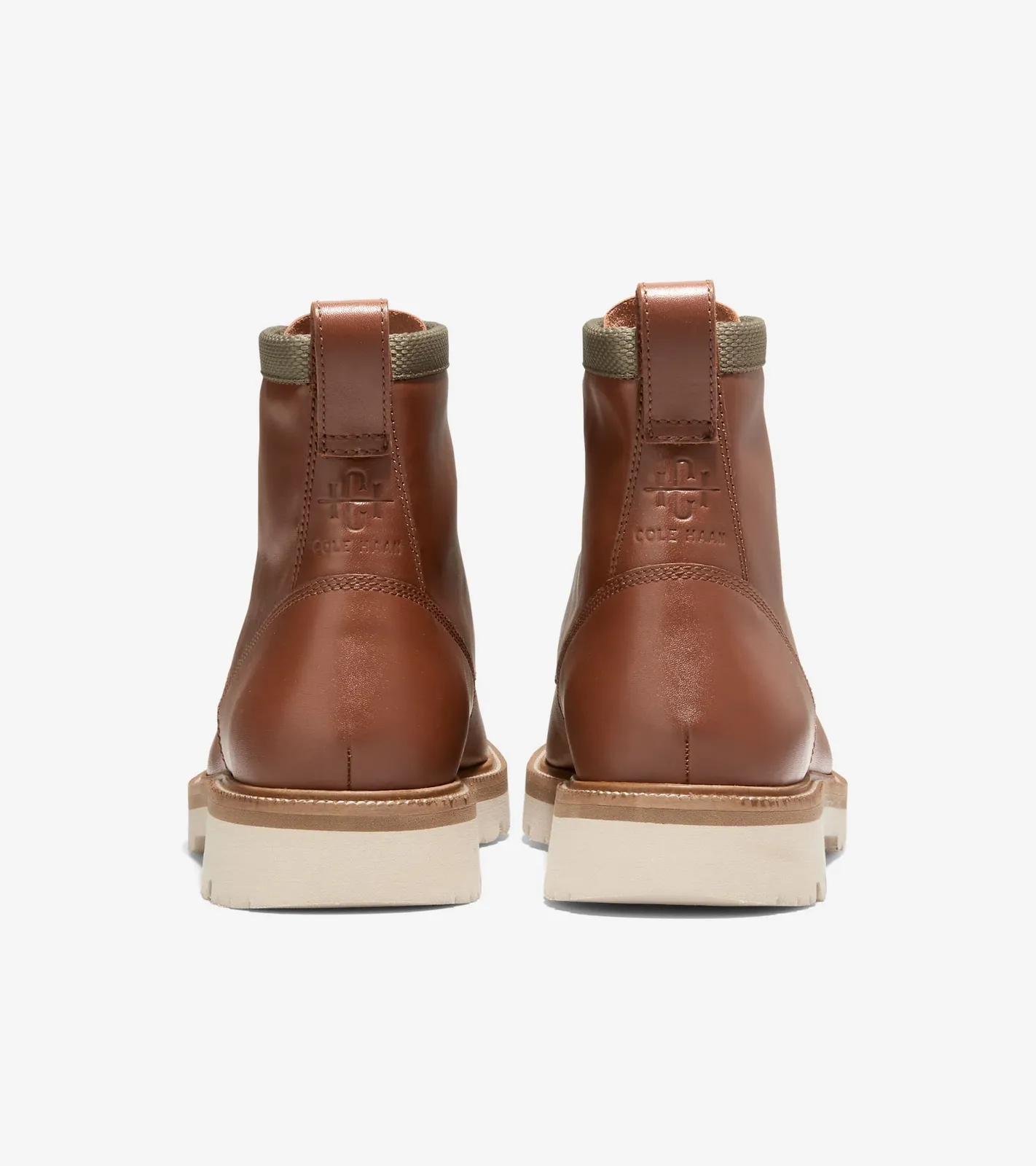 Cole Haan Mens American Classics Plain Toe Boot WP CH Mesquite-Oat  C37759