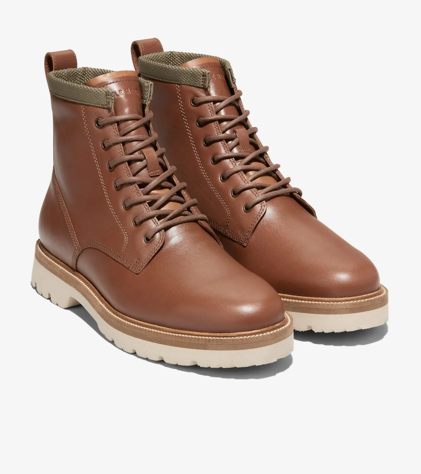 Cole Haan Mens American Classics Plain Toe Boot WP CH Mesquite-Oat  C37759