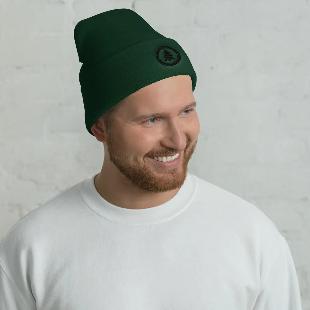Compass Logo Beanie - Black