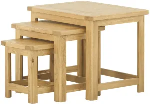 Cottage Nest Of Tables Oak