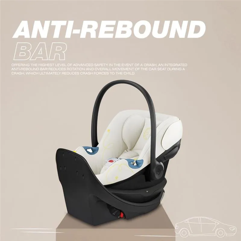 Cybex - Aton G Swivel Infant Car Seat with 180-Degree Rotate, Seashell Beige