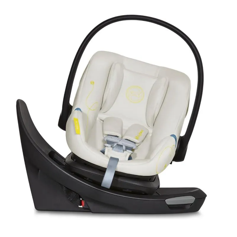 Cybex - Aton G Swivel Infant Car Seat with 180-Degree Rotate, Seashell Beige