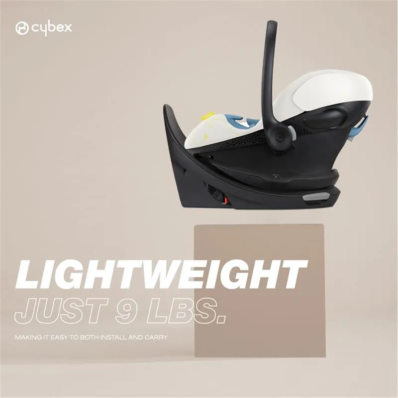 Cybex - Aton G Swivel Infant Car Seat with 180-Degree Rotate, Seashell Beige