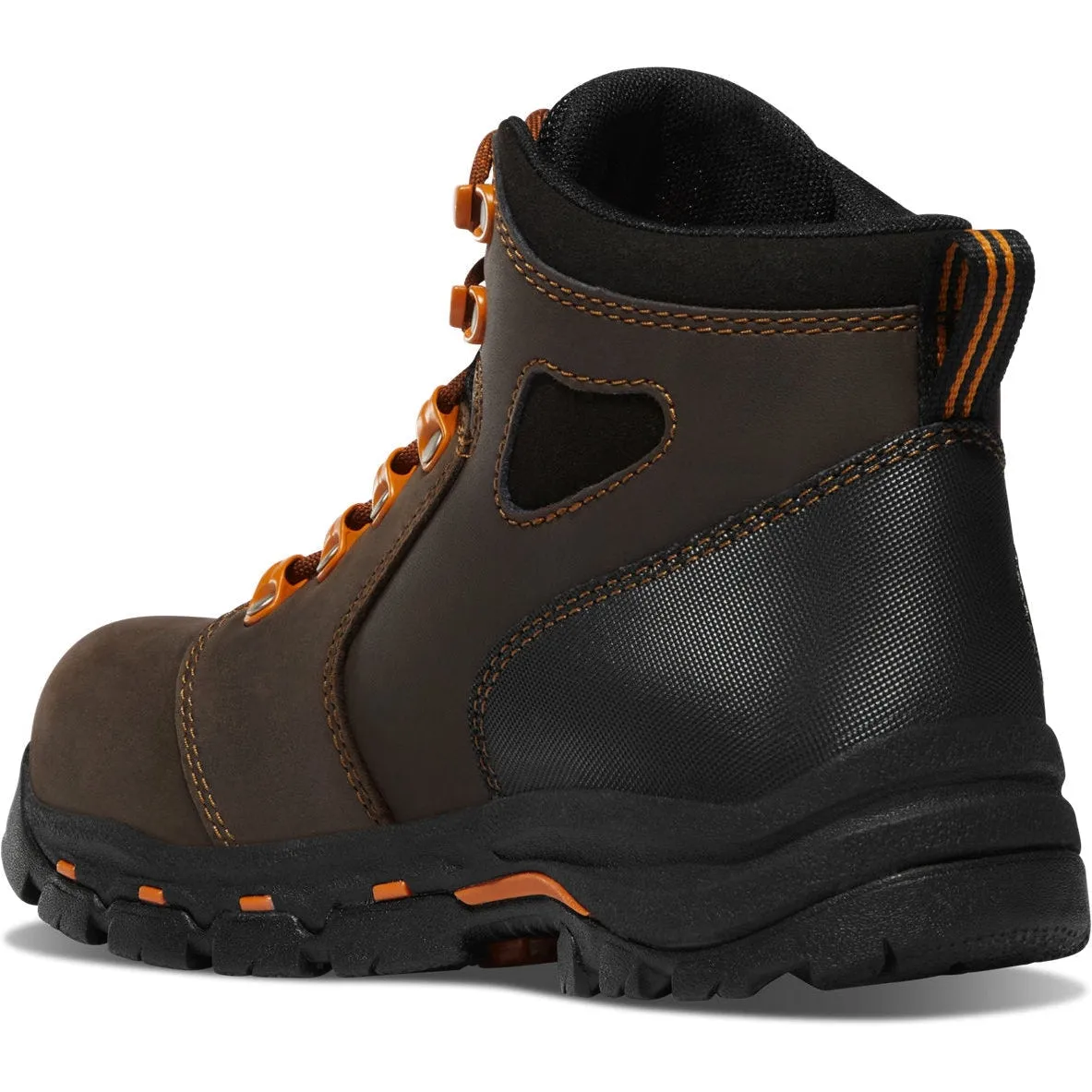 Danner Women's Vicious 4" Plain Toe Waterproof Slip Resistant Work Boot -Brown- 13883
