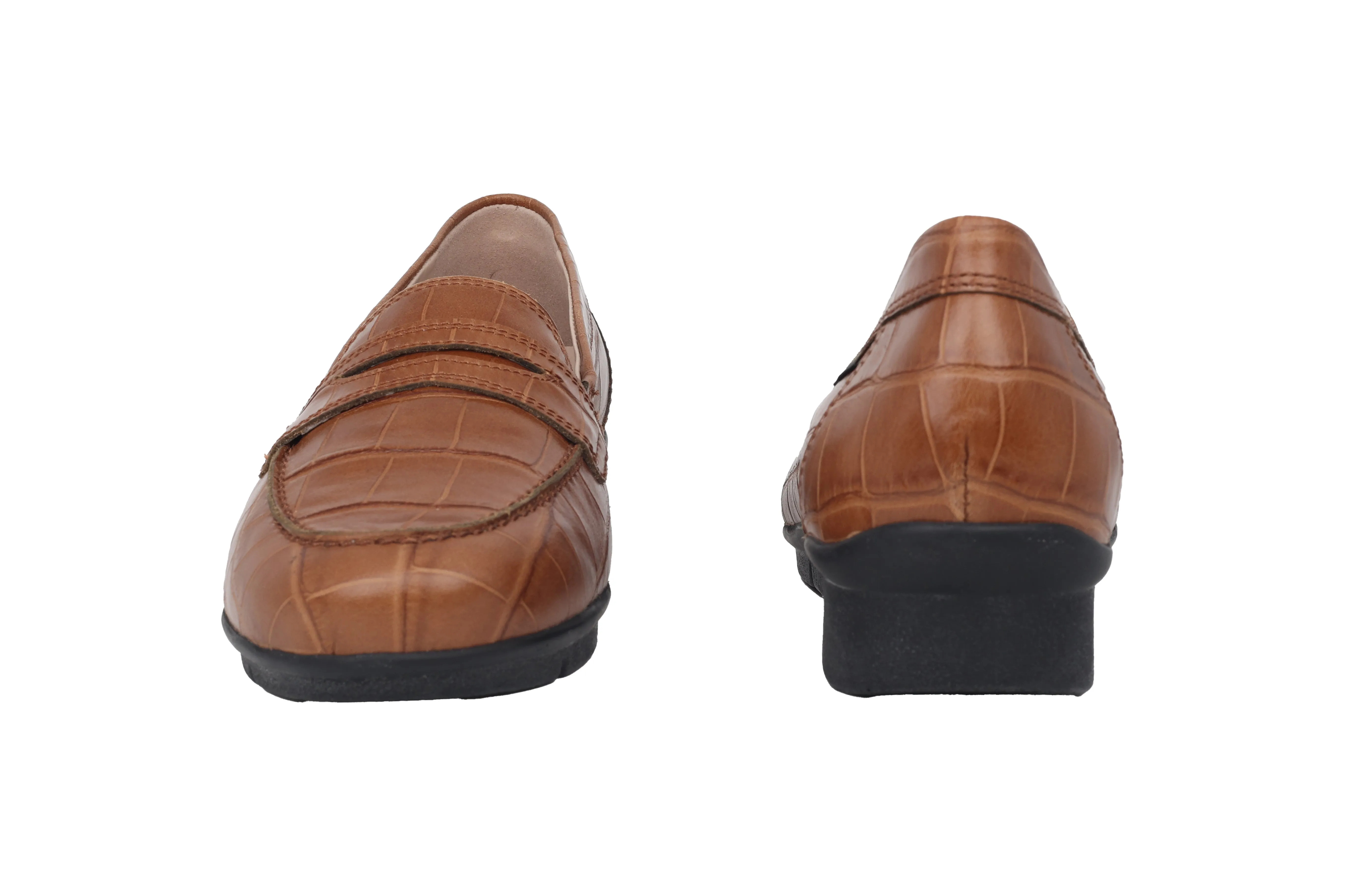 'Diva' women's moccasin - Hazelnut brown
